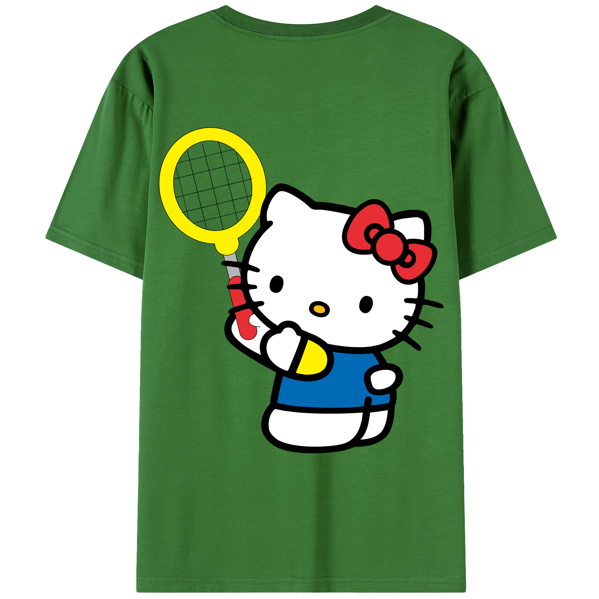 （画像用） Hello Kitty ハローキティ レディース半袖Tシャツ(バックプリント)